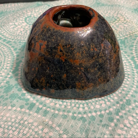 Handmade Pottery Skull Candle Holder - Picture 6 of 10